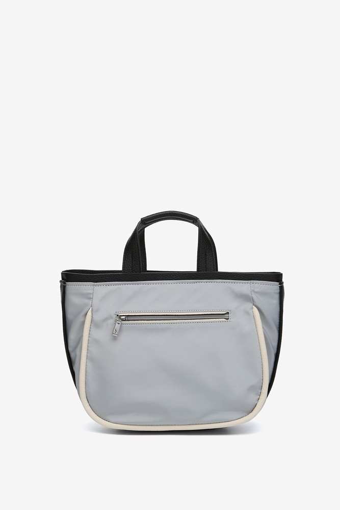 Abbacino Bolso shopper en materiales reciclados gris Último día