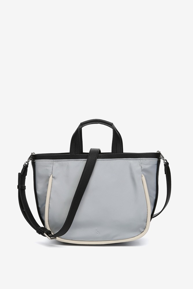 Abbacino Bolso shopper en materiales reciclados gris Último día