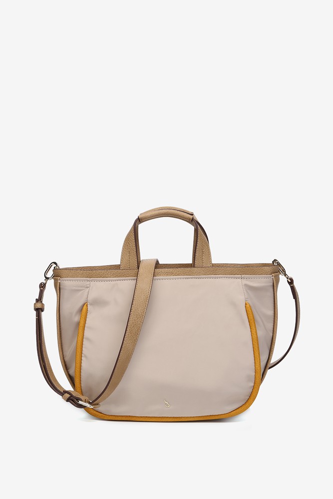 Abbacino Bolso shopper en materiales reciclados beige Precio de fábrica