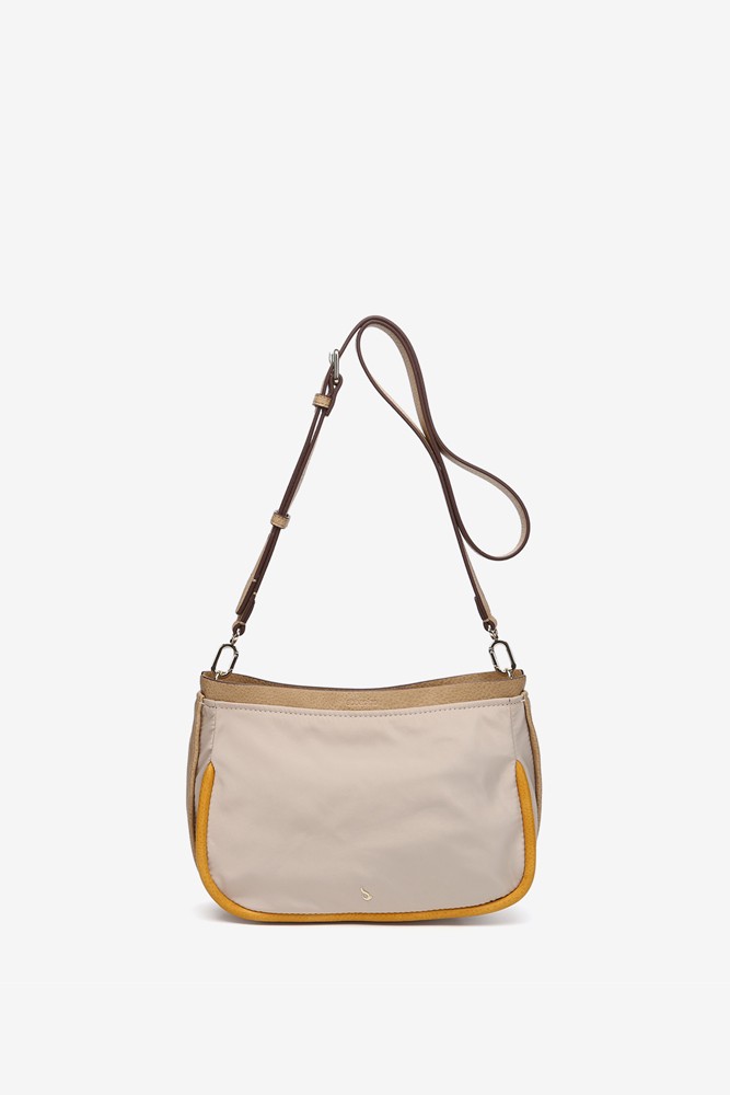 Abbacino Bandolera en materiales reciclados beige Solo hoy