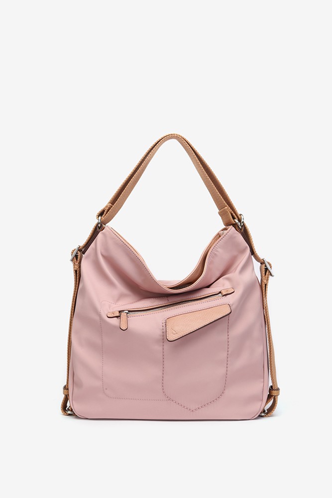 Abbacino Bolso - mochila en materiales reciclados rosa Oferta especial de fábrica