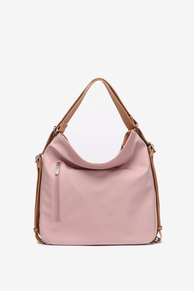Abbacino Bolso - mochila en materiales reciclados rosa Oferta especial de fábrica