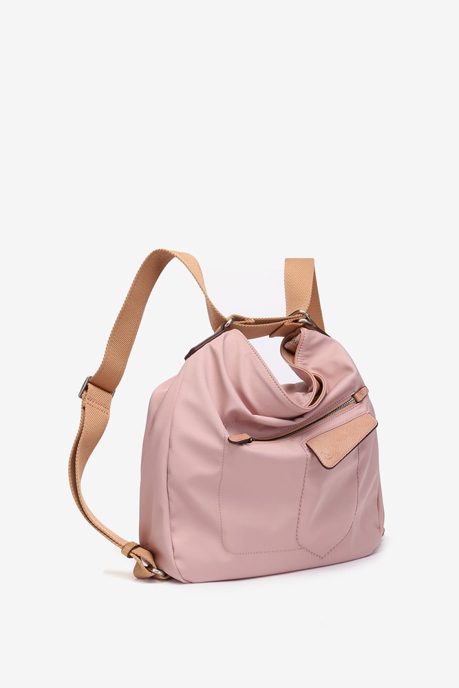 Abbacino Bolso - mochila en materiales reciclados rosa Oferta especial de fábrica