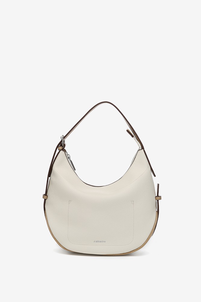Abbacino Bolso de hombro en materiales reciclados beige Liquidación