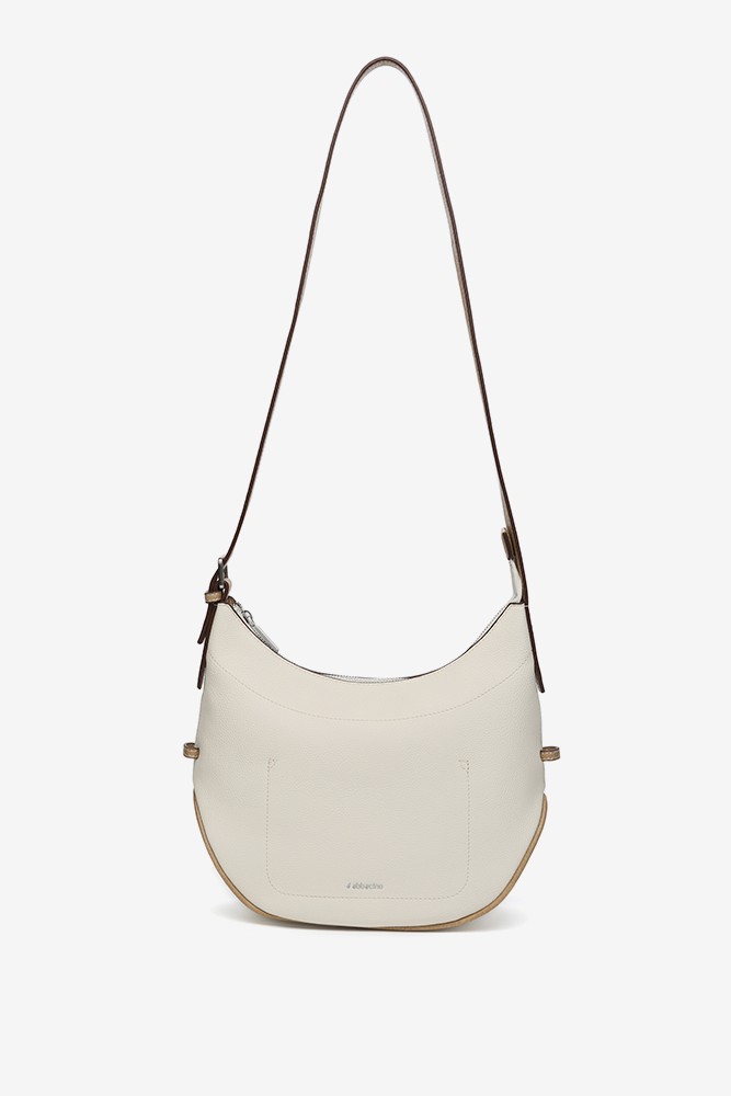 Abbacino Bolso de hombro en materiales reciclados beige Liquidación