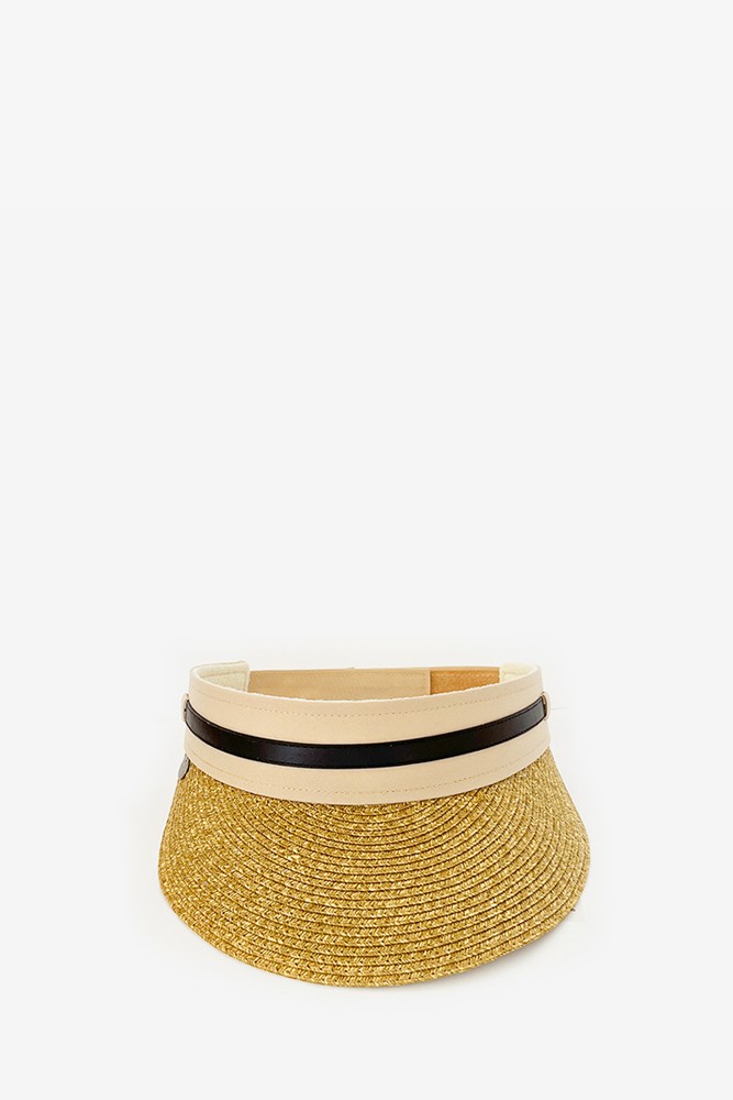 Abbacino Visera de mujer en beige y blanco Outlet