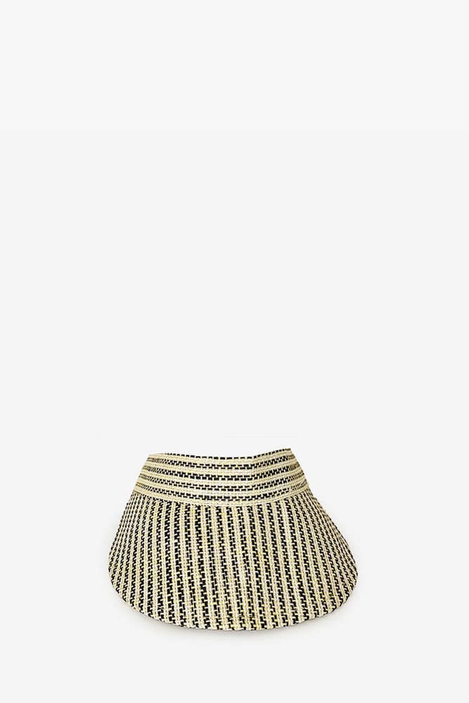 Abbacino Visera de mujer a rayas en negro Outlet online