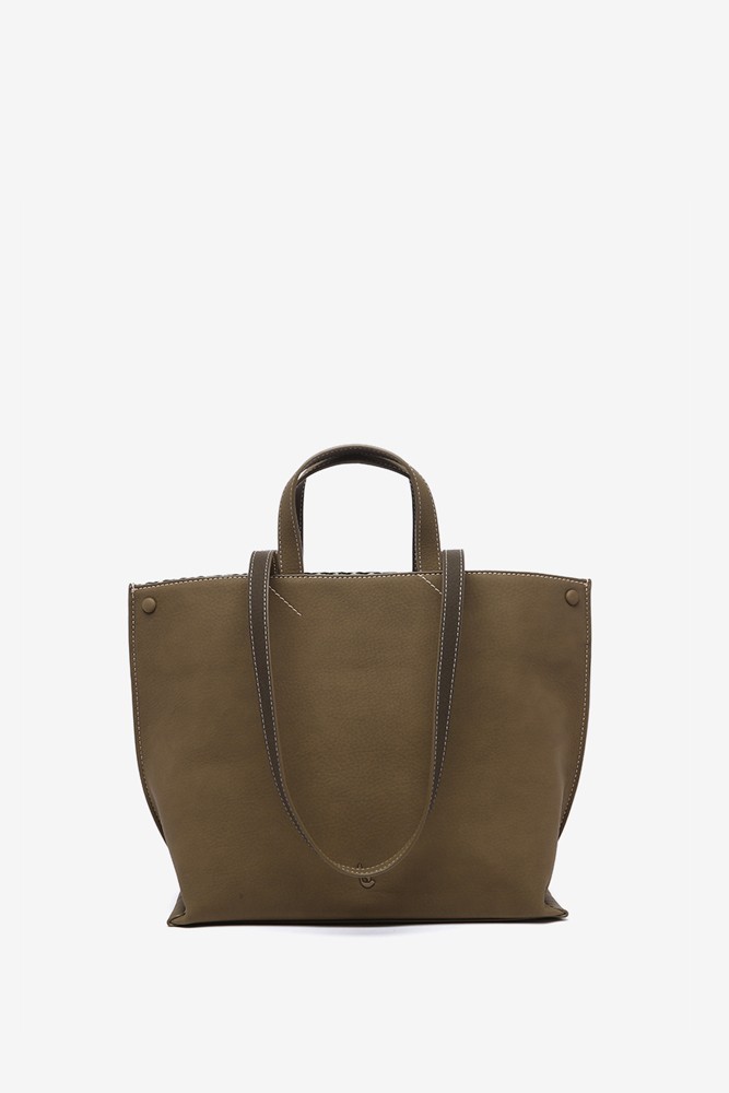 Abbacino Bolso shopper en materiales reciclados verde Gran oferta
