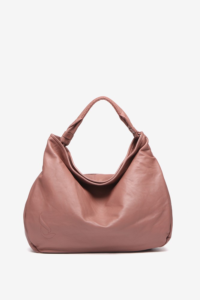 Abbacino Bolso hobo de piel en rosa Rebajas de fábrica
