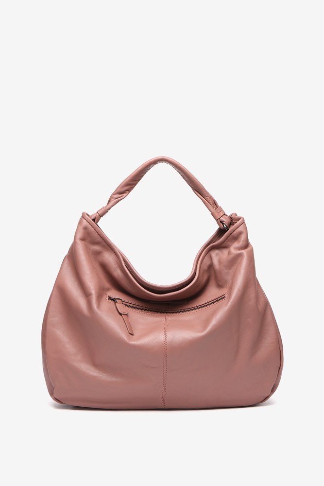 Abbacino Bolso hobo de piel en rosa Rebajas de fábrica