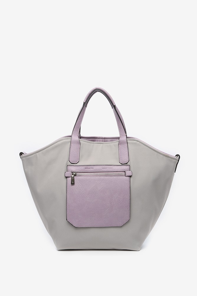 Abbacino Bolso shopper de mujer reversible en gris Ventas relámpago