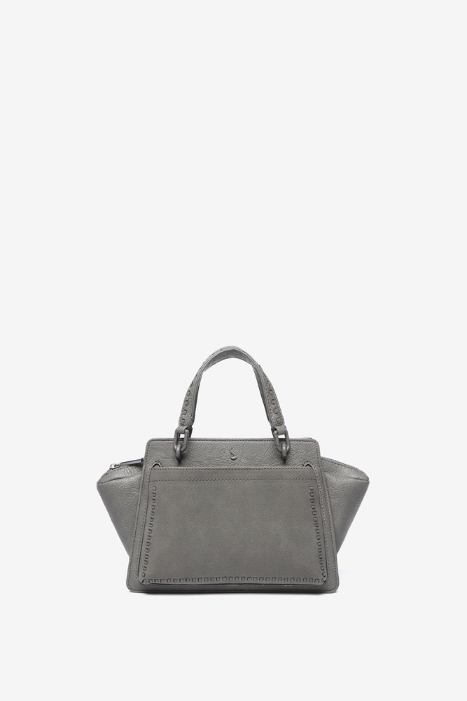Abbacino Bolso de mano pequeño en materiales reciclados gris Descuento