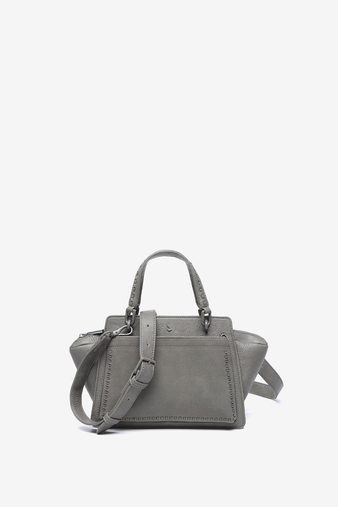 Abbacino Bolso de mano pequeño en materiales reciclados gris Descuento