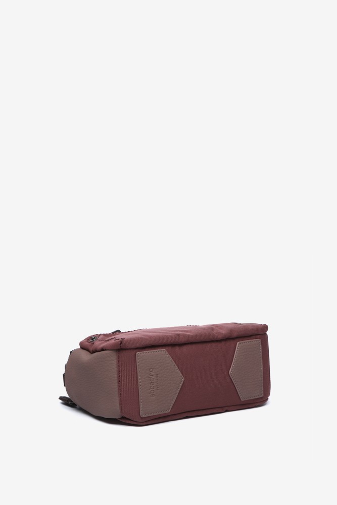 Abbacino Bandolera en materiales reciclados burdeos COMPRAR AHORA