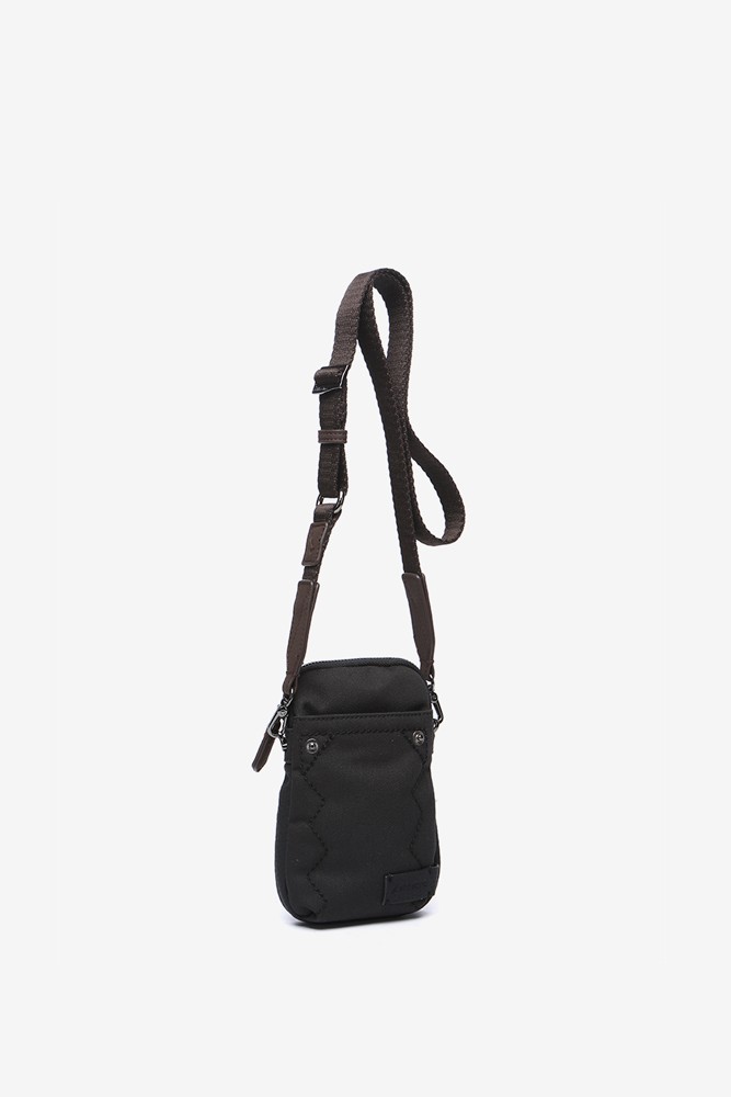 Abbacino Bolso para el móvil en materiales reciclados negro ÚLTIMAS EDICIONES