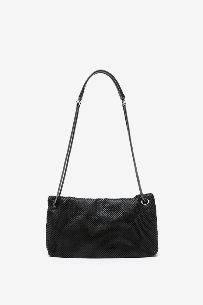 Abbacino Bolso de fiesta en malla metálica negra Promoción por tiempo limitado