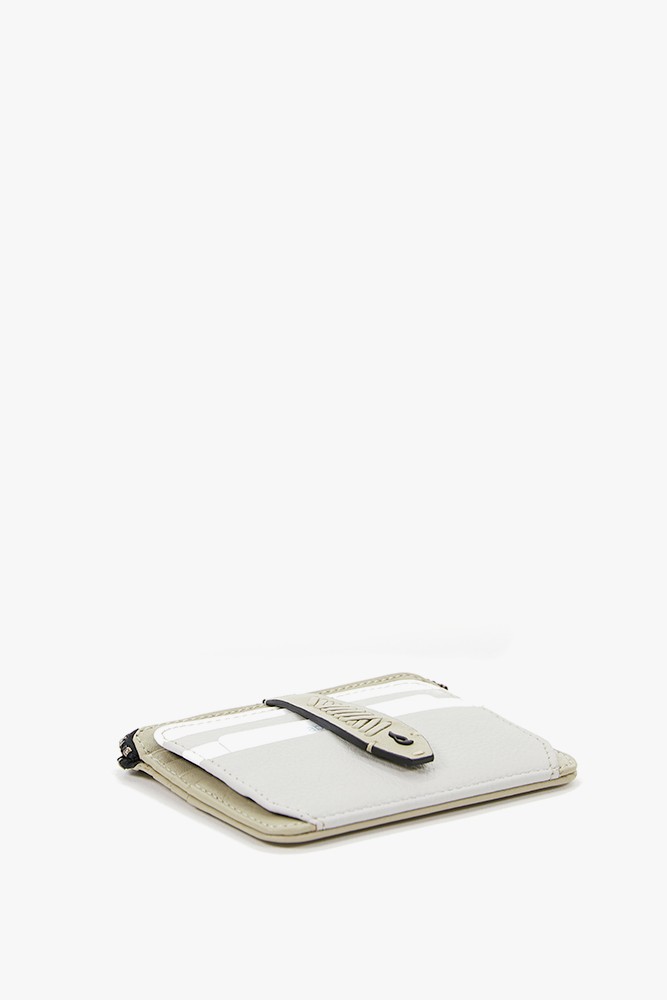 Abbacino Tarjetero-monedero de mujer de piel en verde Oferta exclusiva