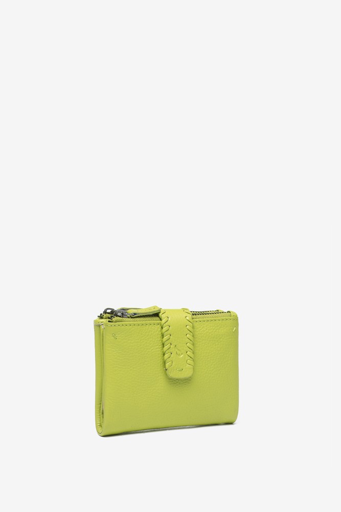 Abbacino Cartera pequeña de piel en verde