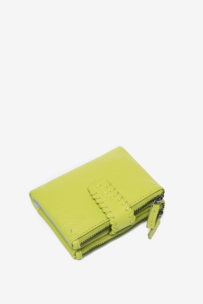 Abbacino Cartera pequeña de piel en verde Última moda