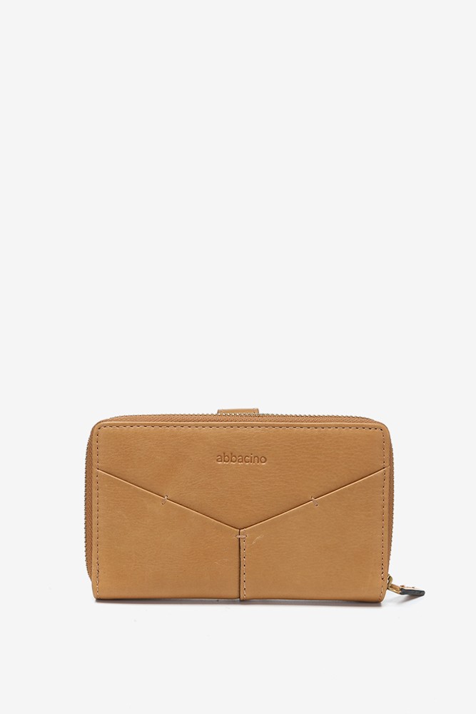 Abbacino Cartera mediana en piel cognac 2025