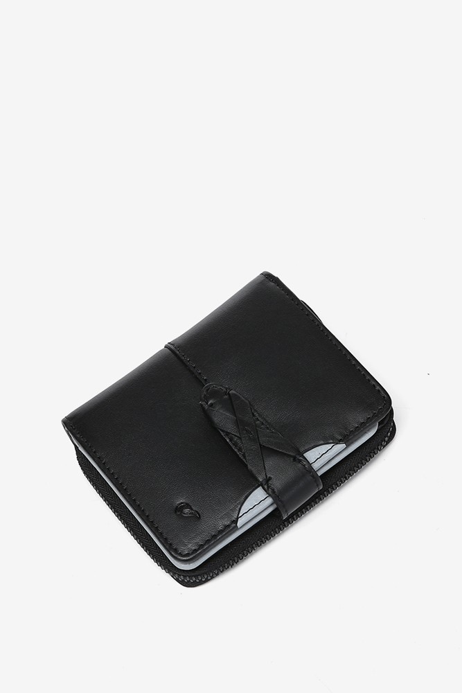 Abbacino Cartera pequeña en piel negra Outlet