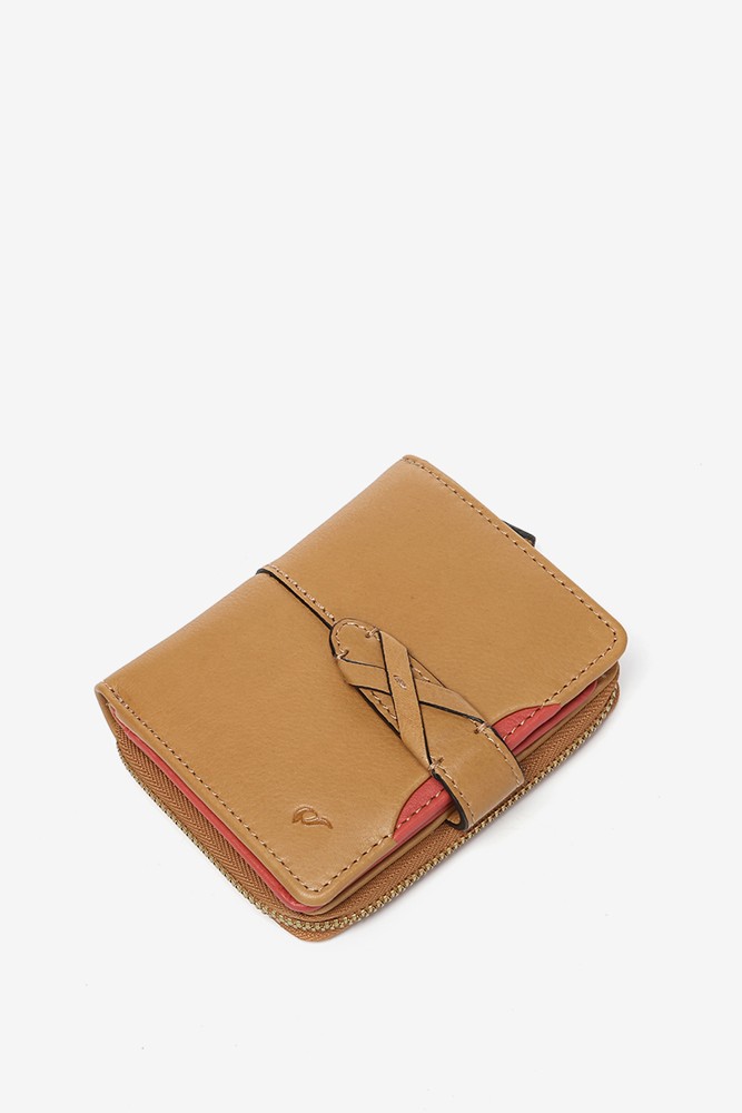 Abbacino Cartera pequeña en piel cognac Outlet online