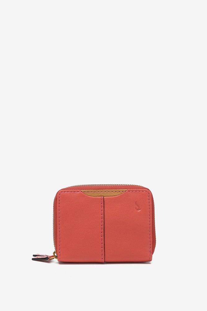 Abbacino Cartera pequeña en piel coral En oferta