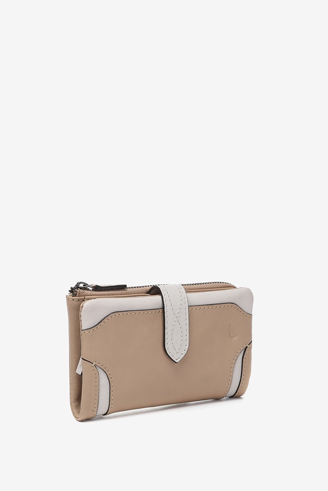 Abbacino Cartera mediana en piel camel