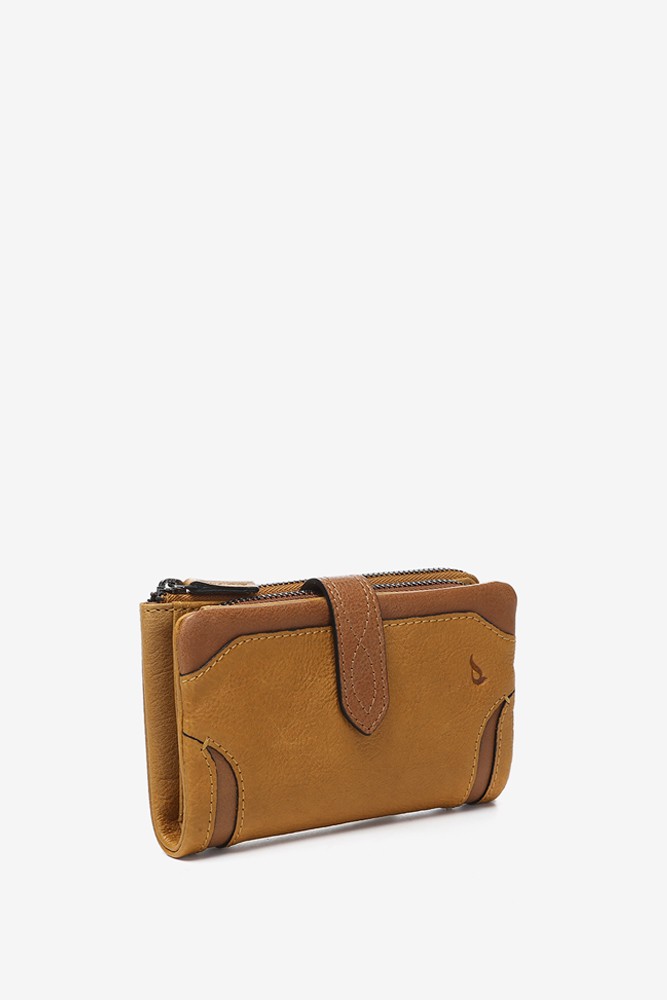 Abbacino Cartera mediana en piel ámbar