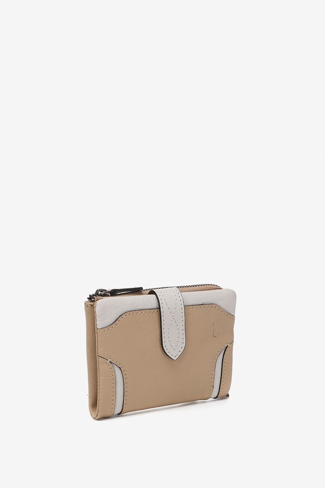 Abbacino Cartera pequeña en piel camel