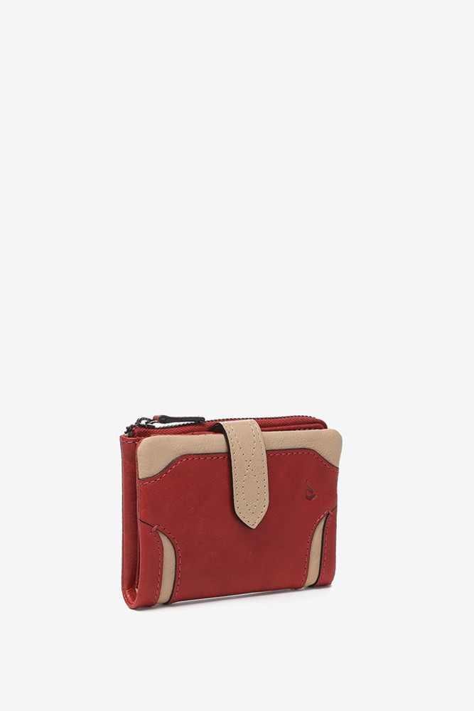 Abbacino Cartera pequeña en piel roja