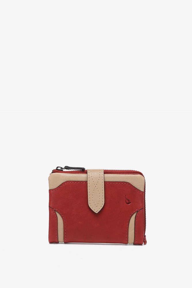 Abbacino Cartera pequeña en piel roja Liquidación