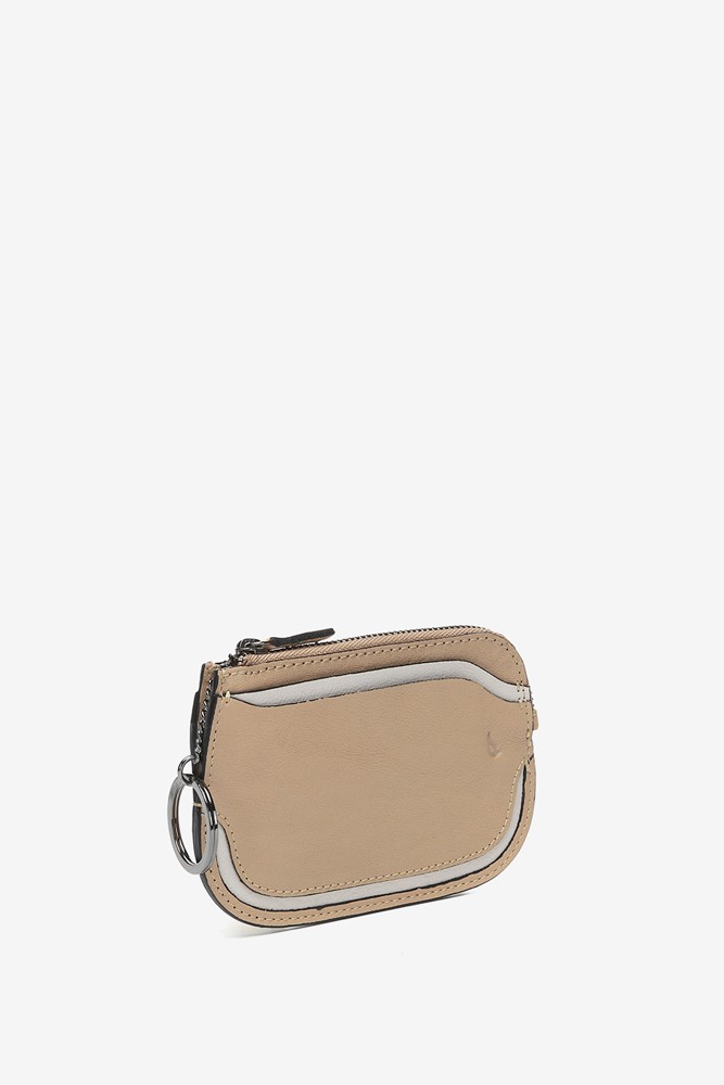 Abbacino Tarjetero en piel camel