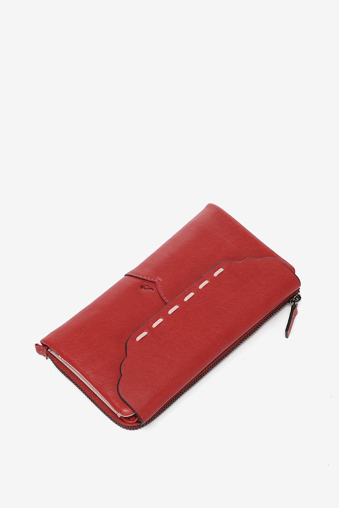 Abbacino Cartera grande con solapa en piel roja Rebajas top