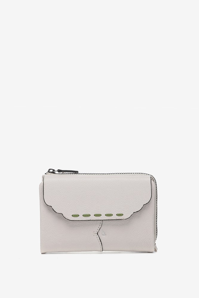 Abbacino Cartera mediana con solapa en piel beige Oferta especial