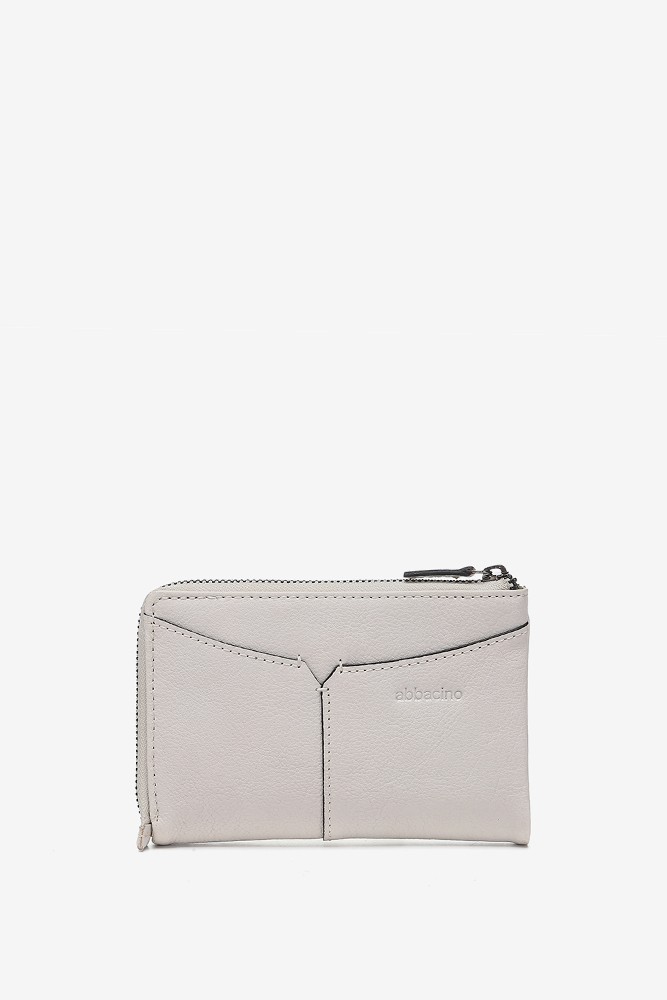 Abbacino Cartera mediana con solapa en piel beige Oferta especial