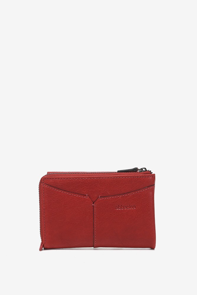 Abbacino Cartera mediana con solapa en piel roja Últimos 3 días