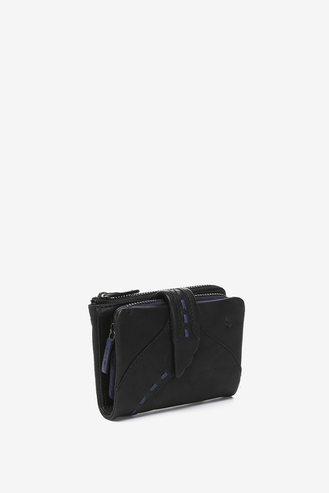 Abbacino Cartera pequeña en piel negra