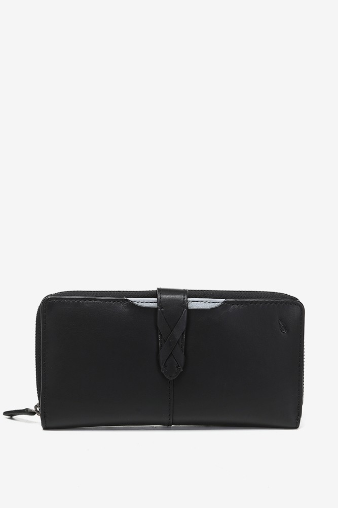 Abbacino Cartera grande en piel negra Liquidación