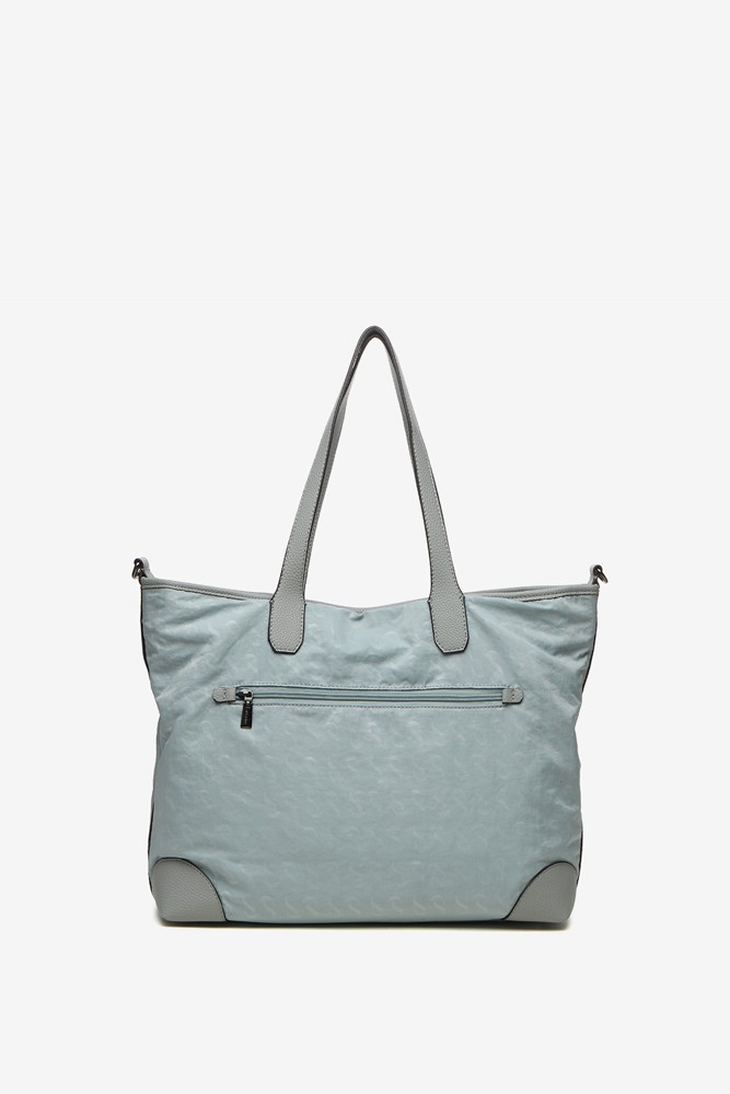 Abbacino Bolso shopper de mujer en nylon azul Ofertas de temporada