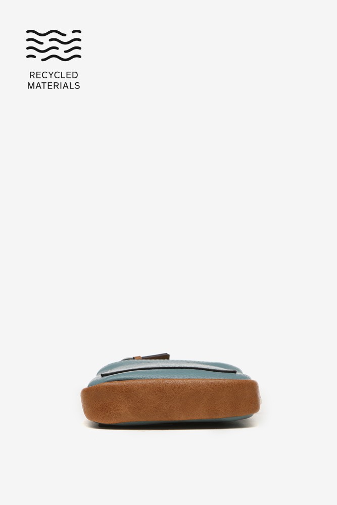 Abbacino Bolso para el móvil en materiales reciclados azul Grandes ahorros