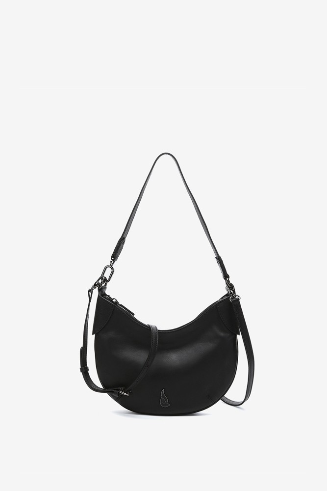 Abbacino Bolso de hombro pequeño en piel negra Devoluciones gratuitas