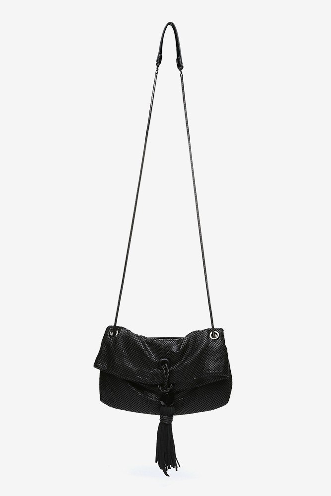 Abbacino Bolso de fiesta en malla metálica negra Outlet