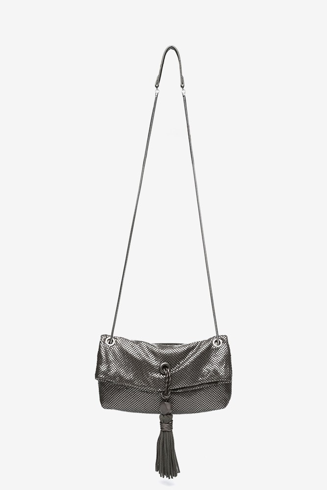 Abbacino Bolso de fiesta en malla metálica plata Outlet online
