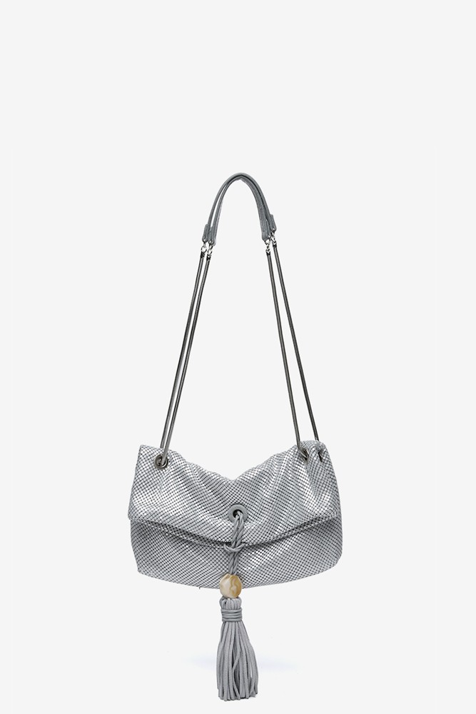Abbacino Bolso de fiesta en malla metálica blanca Rebajas