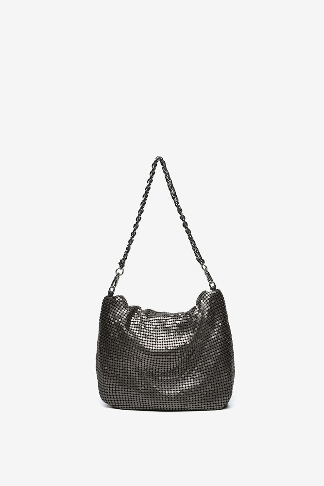 Abbacino Bolso de hombro en malla metálica plata En oferta