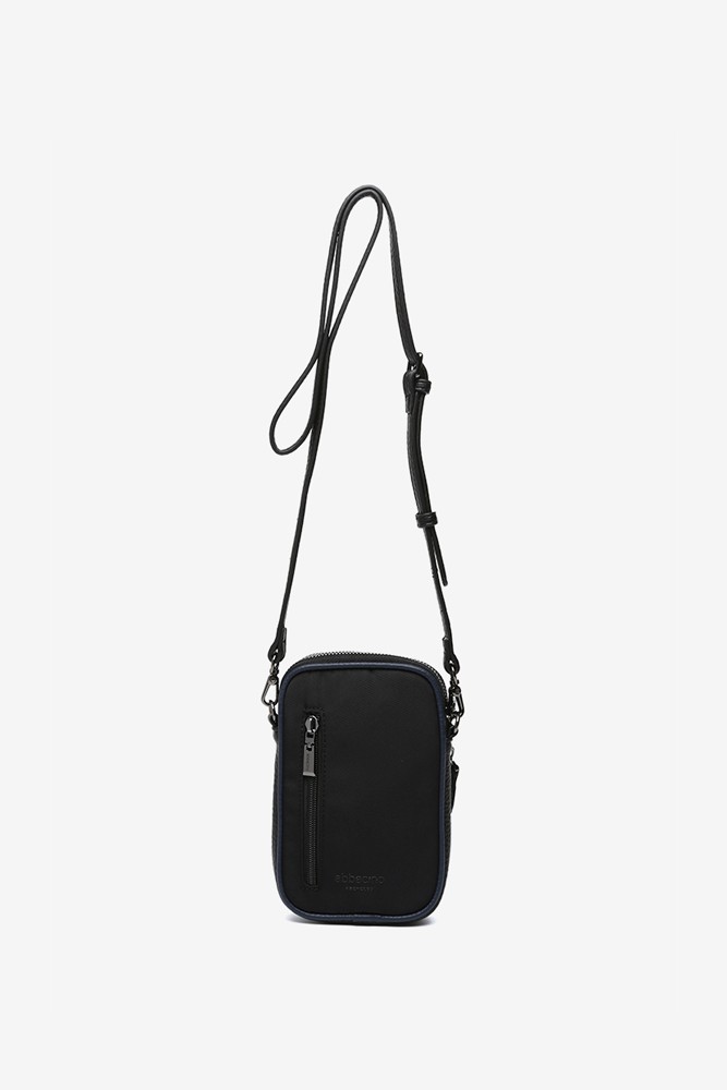 Abbacino Bolso para el móvil en materiales reciclados negro Ventas relámpago