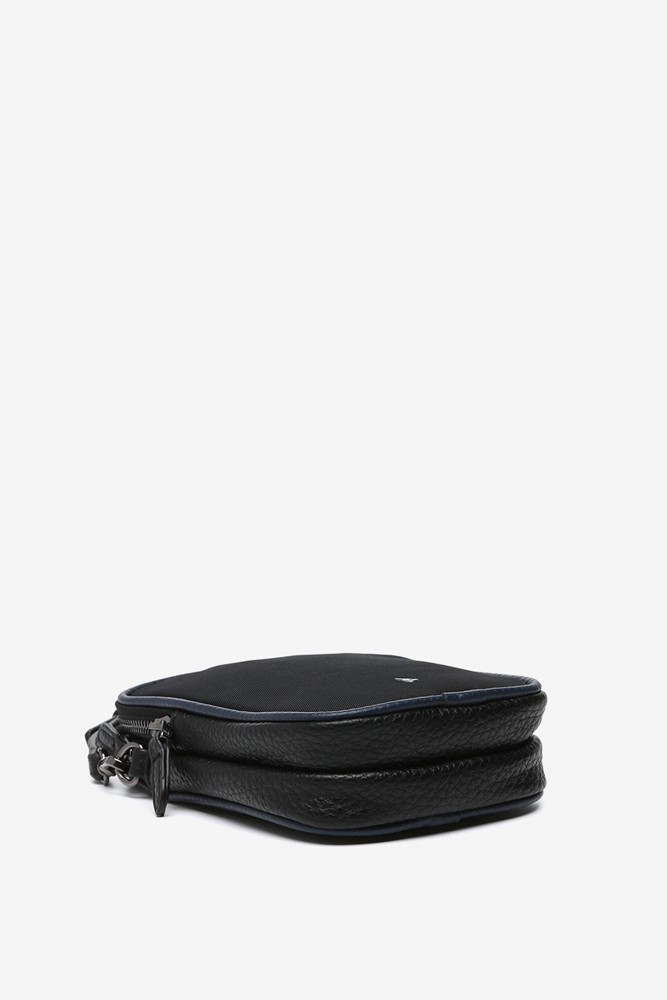 Abbacino Bolso para el móvil en materiales reciclados negro Ventas relámpago
