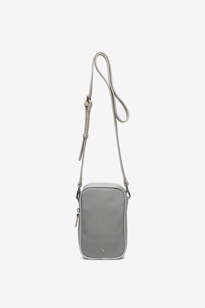 Abbacino Bolso para el móvil en materiales reciclados gris Descuento