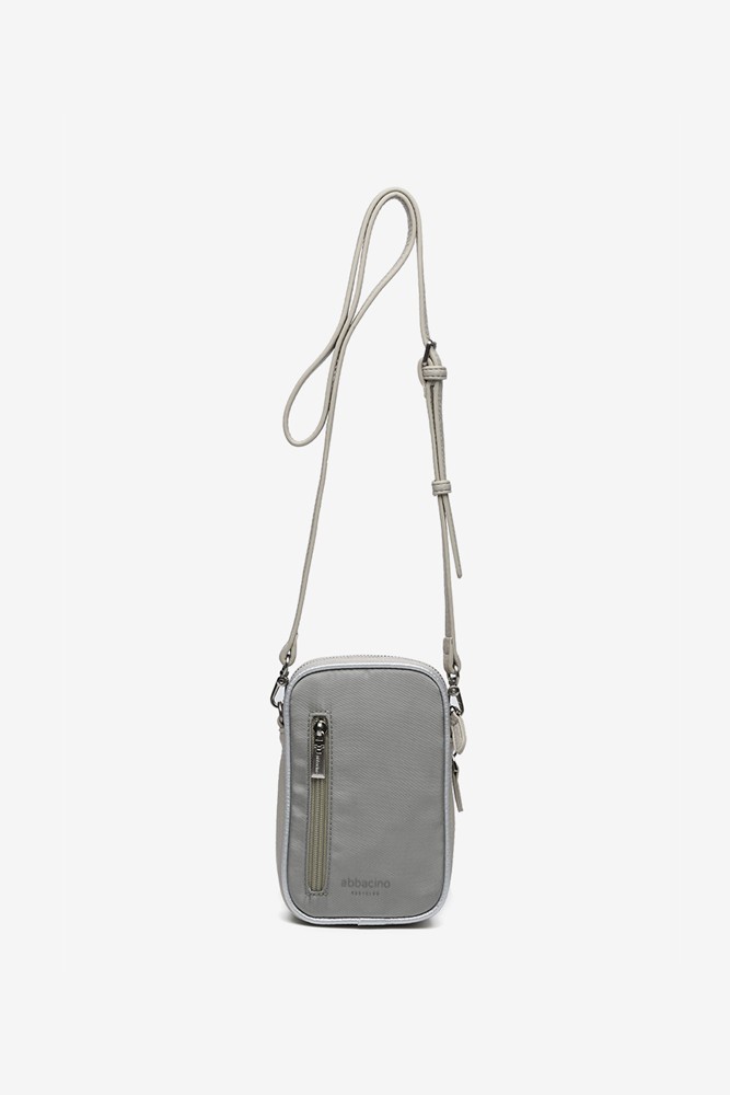 Abbacino Bolso para el móvil en materiales reciclados gris Descuento